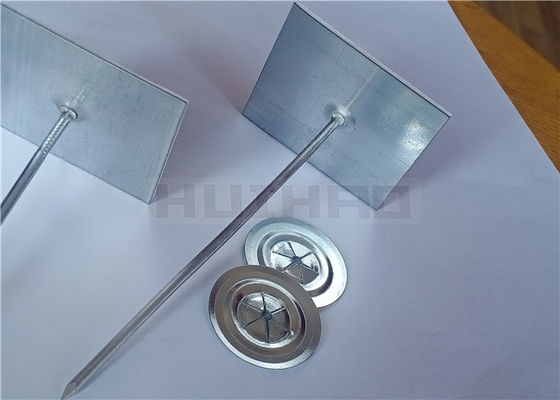 Оцинкованная стальная кожура и изоляционные вешалки 50x50x2.7 мм на поверхности каналов или стен