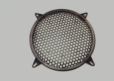 Круглый тип сетка гриля диктора вафли, подгонянный размер сетки гриля металла