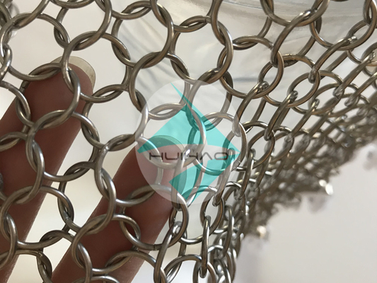 Отполированный круг сетки кольца нержавеющей стали сварки 1.2mm X12mm для загородки охраны животных
