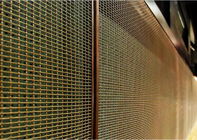 Экран сетки металла поставки услуги по конструированию рамки архитектурноакустический с античной медью