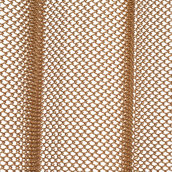 Алюминиевый занавес ячеистой сети металла катушки с изготовленным на заказ поверхностным финишем для украшения