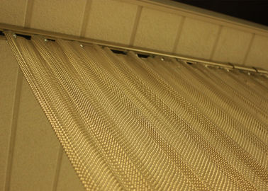 Занавес ячеистой сети металла катушки украшения алюминиевый с изготовленным на заказ поверхностным финишем