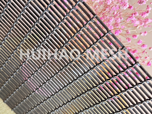 Заволакивания стены конструируют алюминий цвета черноты Pvdf ячеистой сети 1.5mm архитектурноакустический сплетенный