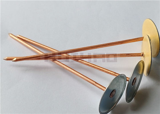 4 "Cup Head Weld Pins Galvanized Steel, используемые для компаний по изоляции каналов HVAC