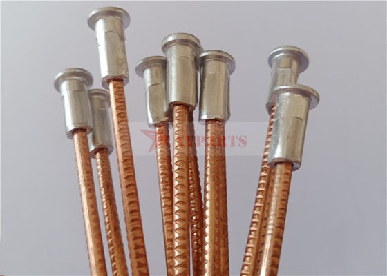 Судостроение M3x90mm Биметалловые Cd штифты с алюминиевой основой Медный покрытие Стальной гвоздь