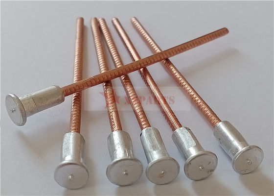 Судостроение M3x90mm Биметалловые Cd штифты с алюминиевой основой Медный покрытие Стальной гвоздь