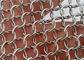 Серебряный цвет Металлическая кольцевая сетка Нержавеющая сталь для декорации зданий Фасад