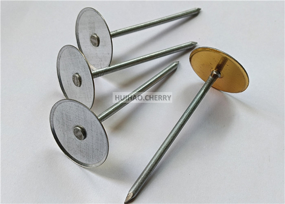 4 "Cup Head Weld Pins Galvanized Steel, используемые для компаний по изоляции каналов HVAC