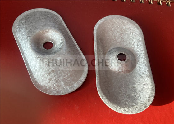 Галвалюма Стальная металлическая швейная плита 82x40 мм Крысовой крепеж