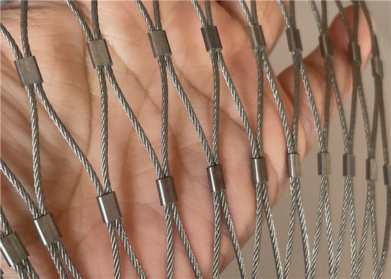 Гибкая и прочная сетка из нержавеющей стали для заполнения перил