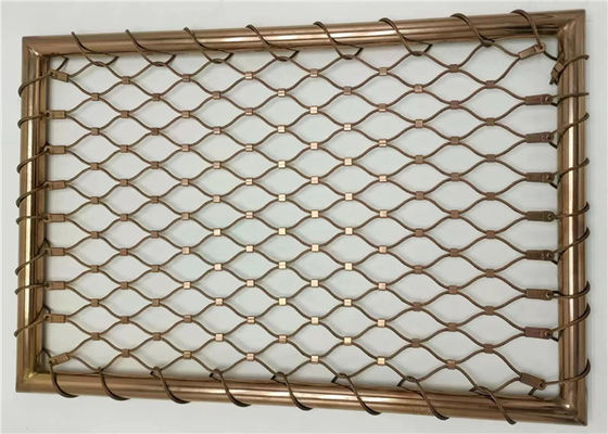 Гибкая и прочная сетка из нержавеющей стали для заполнения перил