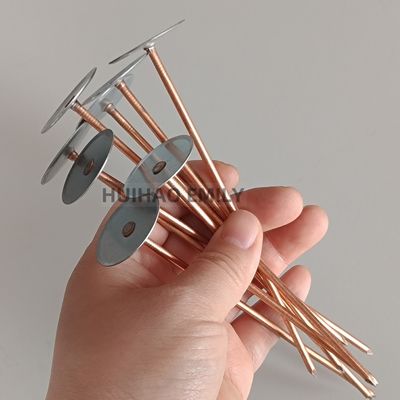 Оцинкованные стальные штифты с круглой головкой для изоляции, привариваемые к листовому металлу воздуховодов