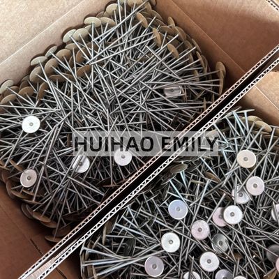 Медные изоляционные штифты с чашечной головкой 2.7x50 мм с фиксирующей шайбой