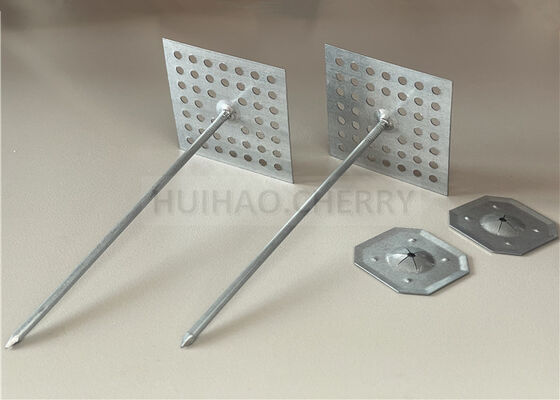 Крепеж для теплоизоляции из нержавеющей стали 316L Rockwool, перфорированный изоляционный штифт для потолков и стен