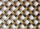 Полированный латунный плоский гриль волнистой проволки, плоский сплетенный Драперы потолка СС304