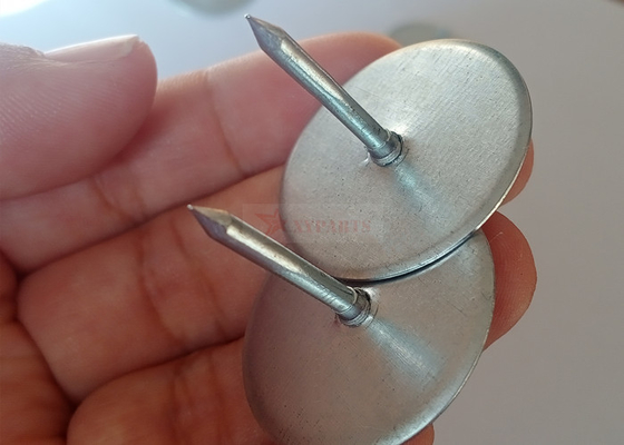Гальванизированная стальная сварка CD полукруглой головки прикалывает для закрепления изоляции металлических листов и снабжений жилищем HVAC