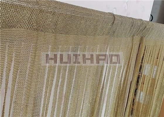 0.53x3.81mm Нержавеющая сталь сварная цепная сетка занавес для разделителя комнаты экрана