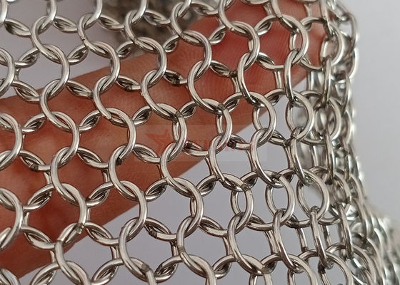 Сварной занавес сетки металла Ss Chainmail для рассекателя комнаты