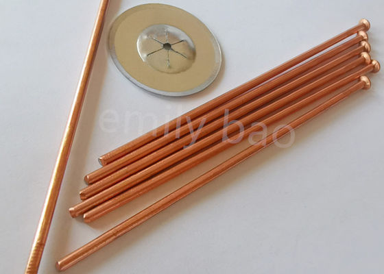 CD Weld Stud-3mm Медно-планированные изоляционные сварные булавки с плоским концом