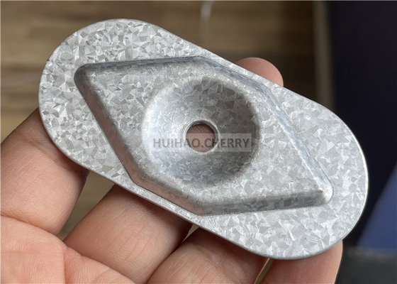 Галвалюма Стальная металлическая швейная плита 82x40 мм Крысовой крепеж