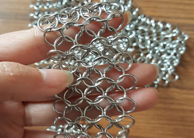 Серебряный Drapery сетки кольца металла нержавеющей стали рассекателя комнаты украшения потолка цвета