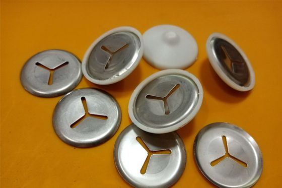 Самофиксирующиеся изоляционные штифты и клипсы 38 мм с пластиковым покрытием или без него для крепления теплоизоляции в судостроении