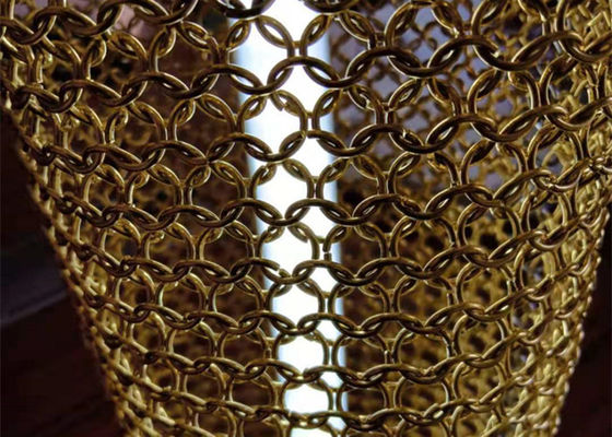 Drapery катушки металла кольца 2.5mm Chainmail нержавеющей стали для абажура
