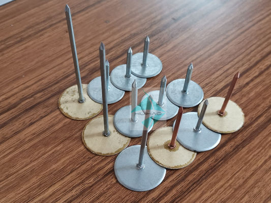 38MM гальванизировали стальные приданные форму чашки главные штыри сварки, мини штыри сварки CD вкладыша трубопровода шайбы