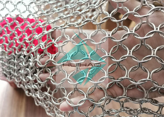 Chainmail сварило сетку кольца металла Pvd для украшения фасада