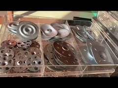 стальные пластины и крепежные материалы, используемые для крепления мембраны TPO EPDM через изоляцию к крыше