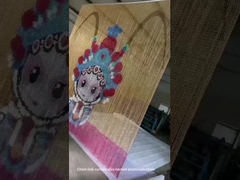 Занавес с цепным звеном, также называемый алюминиевым занавесом с цепным звеном