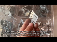 Алюминиевые изоляционные крепежные материалы для стен и потолков, перфорированные изоляционные булавки для каменной шерсти