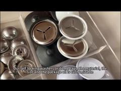 Размер и материал настраиваемая самоконтрящаяся шайба или самоконтрящиеся колпачки производства Huihao