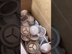 Изоляционные клипсы из нержавеющей стали 38 мм с белыми поликолпачками для крепления шпилек CD-сварки